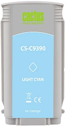 Картридж струйный Cactus CS-C9390 №70 светло-голубой (130мл) для HP DJ Z3100 с чипом