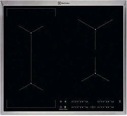Индукционная варочная поверхность Electrolux EIV6340X черный/серебристый