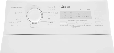 Стиральная машина Midea MFE11W65/W-C класс: A загр.вертикальная макс.:6.5кг белый