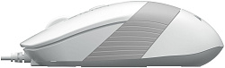 Мышь A4Tech Fstyler FM10S белый/серый оптическая 1600dpi silent USB 3but (FM10S USB WHITE)