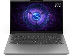 Ноутбук Lenovo LOQ 15IAX9E Core i5 12450HX 16Gb SSD512Gb NVIDIA GeForce RTX 3050 6Gb 15.6" IPS FHD (1920x1080) без ОС grey WiFi BT Cam (83LK005HUE)