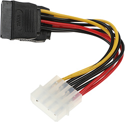 Кабель Premier 6-096-SATA-PSY Molex 8981 SATA SATA 0.15м (пакет)