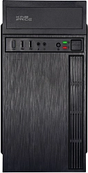 Корпус KingPrice KPCC-MN210 черный без БП mATX 1x80mm 2x120mm 2xUSB2.0 audio