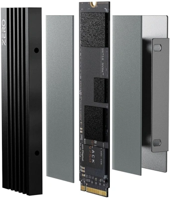 Радиатор для SSD ID-Cooling Zero M05 черный алюминий Ret