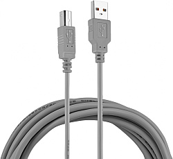 Кабель Buro USB A(m) USB B(m) 3м (BHP RET USB_BM30) серый (блистер)