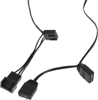 Вентилятор для корпуса Formula Floe Plus 12BK ARGB 120х120x25 черный 4-pin 26.8дБ (FLOE PLUS 12BK ARPW) Ret