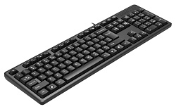 Клавиатура A4Tech KK-3 черный USB (KK-3 USB (BLACK))