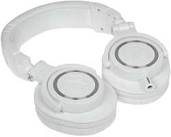 Наушники мониторные Audio-Technica ATH-M50X 1.2м белый проводные оголовье (15117335)