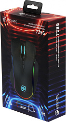 Мышь Оклик 729G LABYRINTH черный оптическая 6400dpi USB для ноутбука 7but (1465496)