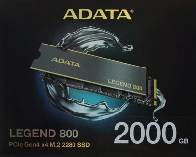 Накопитель SSD A-Data PCIe 4.0 x4 2000GB ALEG-800-2000GCS Legend 800 M.2 2280