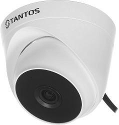 Камера видеонаблюдения аналоговая Tantos TSc-E2HDf 2.8-2.8мм HD-CVI HD-TVI цв. корп.:белый/черный (00-00156688)
