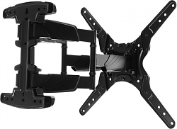Кронштейн для телевизора Ultramounts UM907 черный 23"-55" макс.40кг настенный поворотно-выдвижной и наклонный