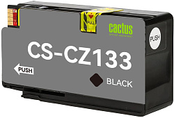 Картридж струйный Cactus CS-CZ133 №711 черный пигментный (73мл) для HP DJ T120/T520/530 с чипом