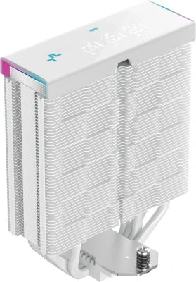 Устройство охлаждения(кулер) Deepcool AK400 Digital Pro Wh Soc-AM5/AM4/1200/1700/1851 белый 4-pin 25dB Al+Cu LCD 220W 695gr Ret (R-AK400-WHAPMN-G)