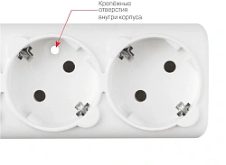 Сетевой фильтр Powercube SPG6-16-3M 3м (6 розеток) белый (коробка)