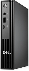 ПК Dell Pro Micro QCM1250 Micro Core Ultra 5 235T (2.2) 16Gb SSD512Gb Graphics Windows 11 Pro GbitEth WiFi BT 90W мышь клавиатура черный (5654)