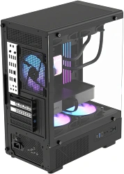 Корпус Formula Crystal Z1CM Plus AR v2 черный без БП mATX 5x120mm 1xUSB3.0 audio bott PSU