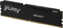 Память DDR5 4x16GB 6000MHz Kingston KF560C40BBK4-64 Fury Beast Black RTL Gaming PC5-48000 CL40 DIMM 288-pin 1.35В kit dual rank с радиатором Ret
