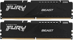 Память DDR5 2x32GB 5600MHz Kingston KF556C40BBK2-64 Fury Beast RTL Gaming PC5-44800 CL40 DIMM 288-pin 1.25В dual rank с радиатором Ret