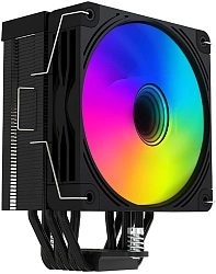 Устройство охлаждения(кулер) GMNG GG-CPC220-ARGB2 ARGB Soc-AM5/AM4/1200/1700/1851 черный 4-pin 14-26dB Al+Cu LCD 220W 550gr Ret (GG-CPC220-ARGB2-BK)