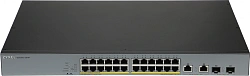 Коммутатор Zyxel GS1350-26HP-EU0101F (L2) 24x1Гбит/с 2xКомбо(1000BASE-T/SFP) 24PoE+ 375W управляемый