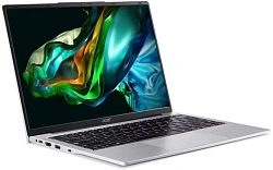 Ноутбук Acer Aspire AL14-31P-C8EV N-series N100 8Gb SSD256Gb Intel UHD Graphics 14" IPS WUXGA (1920x1200) без ОС silver WiFi BT Cam (NX.KS8ER.001)