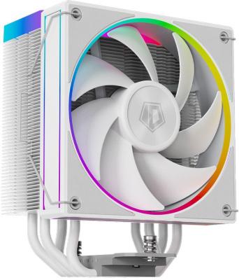 Устройство охлаждения(кулер) ID-Cooling Frozn A410 ARGB Soc-AM5/AM4/1200/1700/1851 белый 4-pin 29.9dB Al+Cu 220W 730gr Ret (FROZN A410 ARGB WHITE)