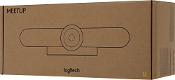 Камера Web Logitech MeetUp черный 8Mpix (3840x2160) USB3.0 с микрофоном (960-001101)
