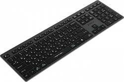 Клавиатура A4Tech Fstyler FBX50C черный USB беспроводная BT/Radio slim Multimedia (FBX50C GREY)