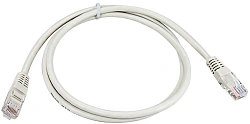 Патч-корд Rexant 18-1002 UTP RJ-45 вил.-RJ-45 мод. кат.5E 1м серый ПВХ
