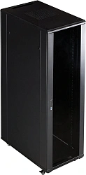 Шкаф серверный Lanmaster (TWT-CBB-32U-6X6-P1) напольный 32U 600x600мм пер.дв.перфор. задн.дв.перфор.2-хст. 800кг черный