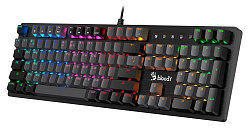 Клавиатура A4Tech B820R Dual Color механическая черный/серый USB for gamer LED (B820R GREY (BLUE SWITCH)) кабель 1.8м