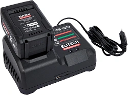 Пистолет для герметика Elitech HD Professional CCG 20SL6 (E2208.013.01) аккумуляторный закрытый черный/красный (205762)