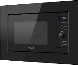 Микроволновая печь Weissgauff HMT-620 BG Grill 20л. 700Вт черный (встраиваемая)