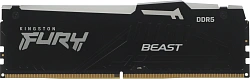 Память DDR5 32GB 5200MHz Kingston KF552C40BB2A-32 Fury Beast Black RGB RTL PC5-41600 CL40 DIMM 288-pin 1.25В single rank с радиатором Ret