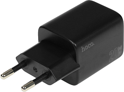 Сетевое зар./устр. Hoco N41 Almighty Black 20W 3A+2.22A+2A+1.67A+1.5A (PD+QC+AFC) USB/USB Type-C универсальное черный