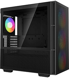 Корпус Deepcool CH560 черный без БП ATX 8x120mm 3x140mm 1xUSB3.0 audio bott PSU