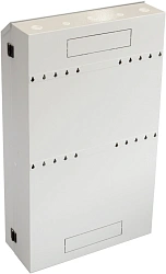 Шкаф коммутационный Lanmaster (TWT-CBVRT-5U-6X7-GY) настенный 5U 650x250мм пер.дв.металл направл.под винты 68кг серый 741мм