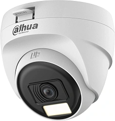 Камера видеонаблюдения аналоговая Dahua DH-HAC-T1A21P-U-IL-0280B 2.8-2.8мм HD-CVI HD-TVI цв. корп.:белый