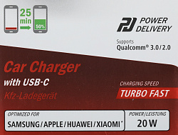 Автомобильное зар./устр. Hama H-210569 20W 1.67A+3A+2.22A (PD) USB универсальное черный (00210569)
