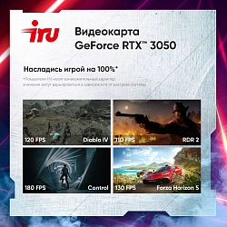 ПК IRU Tactio 310H6GE MT i5 12400F (2.5) 32Gb SSD512Gb RTX5060 8Gb Windows 11 Pro GbitEth 500W черный (RUS) (2130127)