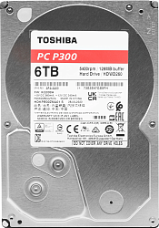 Жесткий диск Toshiba Original SATA-III 6TB HDWD260UZSVA Desktop P300 4KN (5400rpm) 128Mb 3.5"