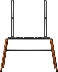 Подставка для телевизора Cactus CS-ST3647BKWN черный/орех 49"-75" макс.40кг напольный