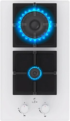 Газовая варочная поверхность Lex GVG 324 WH белый