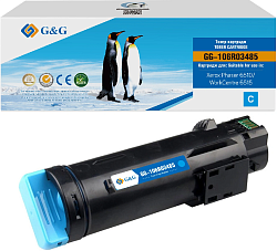 Картридж лазерный G&G GG-106R03485 106R03477/106R03485 голубой (2400стр.) для Xerox Phaser 6510DN/WC 6515DN