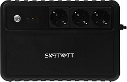 Источник бесперебойного питания Smartwatt Safe 360Вт 600ВА черный