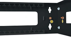 Кронштейн телекоммуникационный Cabeus NC-3U-BK настен. регул.глуб. 3U 19" нагр.:15кг черный