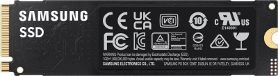 Накопитель SSD Samsung PCIe 4.0 x4 2TB MZ-V9E2T0BW 990 EVO M.2 2280