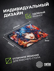 Коврик для мыши Cactus Girl 400x300x3мм (CS-MP-PRO11XL)