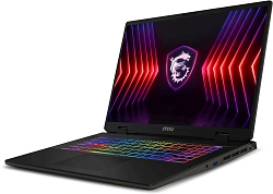Ноутбук MSI Sword 17 HX B14VGKG-048XRU Core i9 14900HX 16Gb SSD1Tb NVIDIA GeForce RTX4070 8Gb 17" IPS QHD+ (2560x1600) без ОС grey space WiFi BT Cam (9S7-17T214-048)